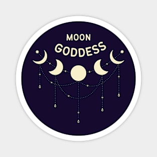 Moon Goddess Full Moon Pagan Wiccan Cheeky Witch® Magnet